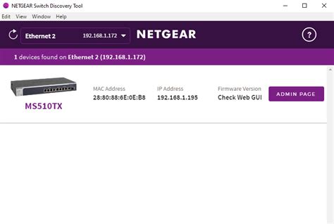 If not, click the Change settings button above and tick the Network Discovery Save changes and exit. . Netgear switch discovery tool cannot find switch